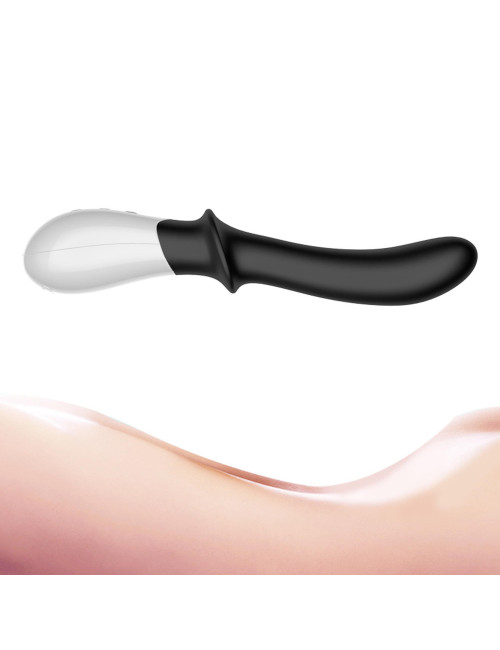 Wibrator silikonowy – stymulator prostaty i G-spot, 10 funkcji, podgrzewanie, wodoodporny USB