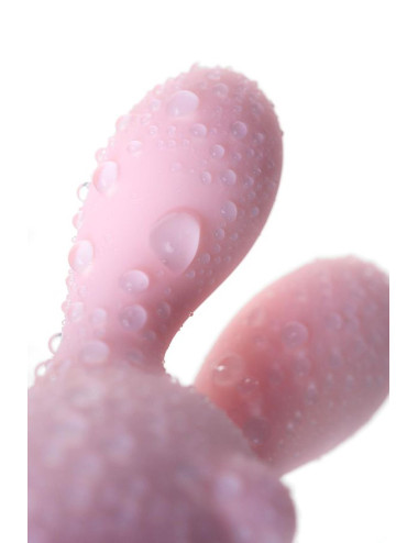 JOS VITA finger vibrating egg and vibrating attachment, silicone, powder pink, 8.5 and 8 cm