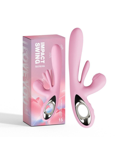 Bliss Bunny: Wielofunkcyjny wibrator z podwójną stymulacją – silikon spożywczy, 15 trybów | Zabawki erotyczne, króliczki