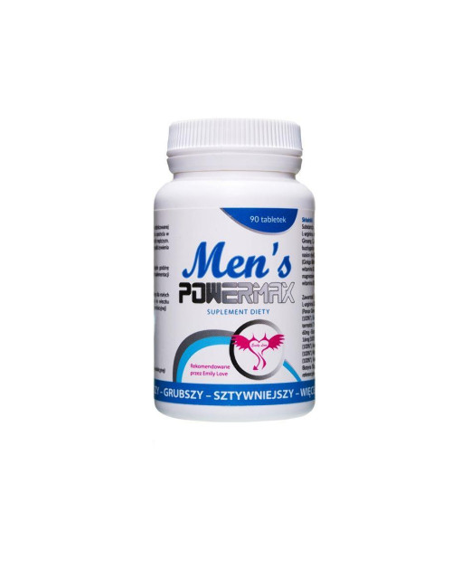 Mens Powermax Afrodyzjak dla mężczyzn - Pobudzenie, Potencja, Energia - 60 tab