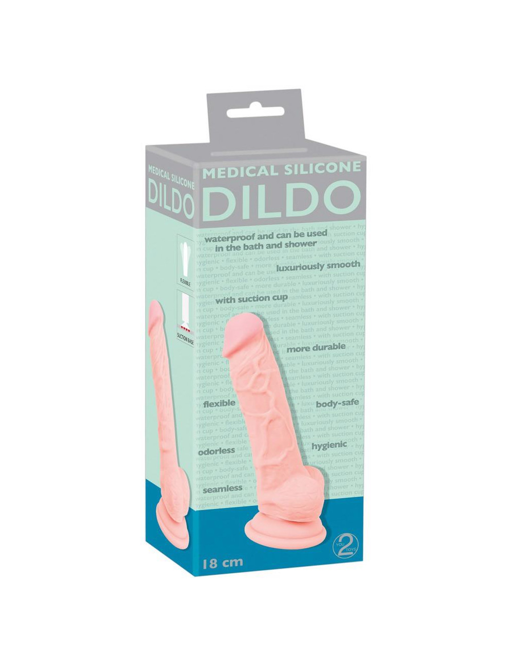 Medical Silicone Dildo Realistyczne 18 cm