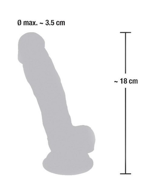 Medical Silicone Dildo Realistyczne 18 cm