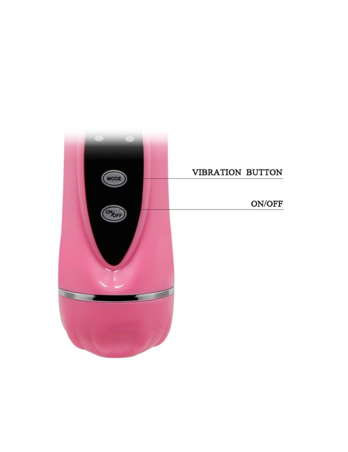 BAILE Magical Massager - Masażer Wibracyjny Różdżka 12 Funkcji, 1+3 Kombinacja, Silikonowe Nakładki - Zabawki/Wibratory/Masażery