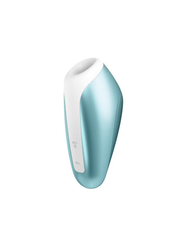 Love Breeze Ice Blue - Wibrator z Air Pulse, 11 funkcji, IPX7, silikon bezpieczny dla ciała