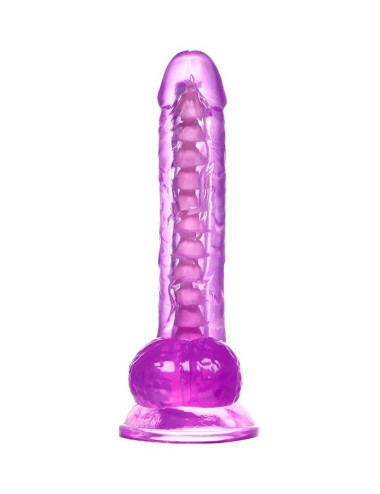Realistic dildo A-Toys by TOYFA Celiam, TPE, purple, 20.5 cm