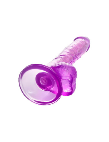 Realistic dildo A-Toys by TOYFA Celiam, TPE, purple, 20.5 cm