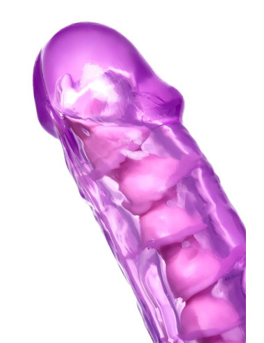 Realistic dildo A-Toys by TOYFA Celiam, TPE, purple, 20.5 cm