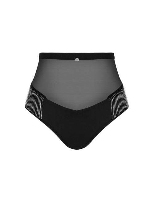 Obsessive Milladis – Otwarte figi z wysokim stanem XL/2XL, czarne
