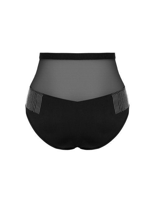 Obsessive Milladis – Otwarte figi z wysokim stanem XL/2XL, czarne