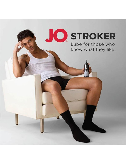 System JO Stroker Lubrykant na bazie wody 240ml - Afrodyzjaki / Żele - bezpieczny dla silikonu