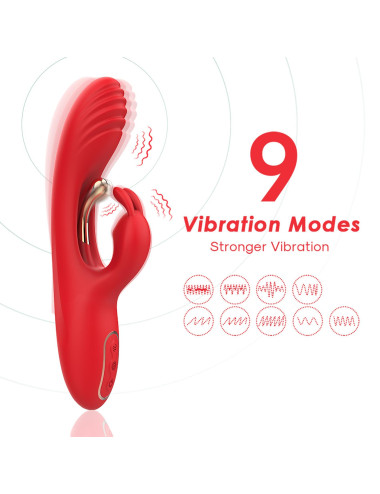 Crazy Horse Red Three-point vibration