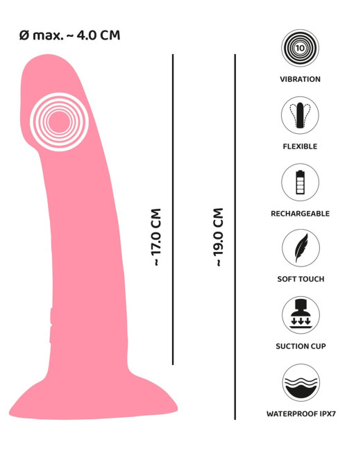 You2Toys Heart Guy Pink Wibrator do Punktu G 10 Trybów