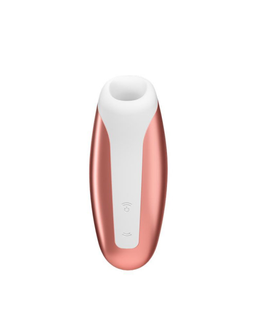 Love Breeze Sucker – Wibrator Air Pulse miedziany, 11 funkcji, IPX7, silikon bezpieczny dla ciała