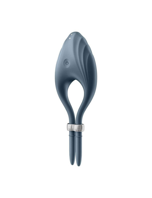 Satisfyer Duelist Ring Vibrator Dark Blue - Zabawki / Pierścienie / Z wibracją