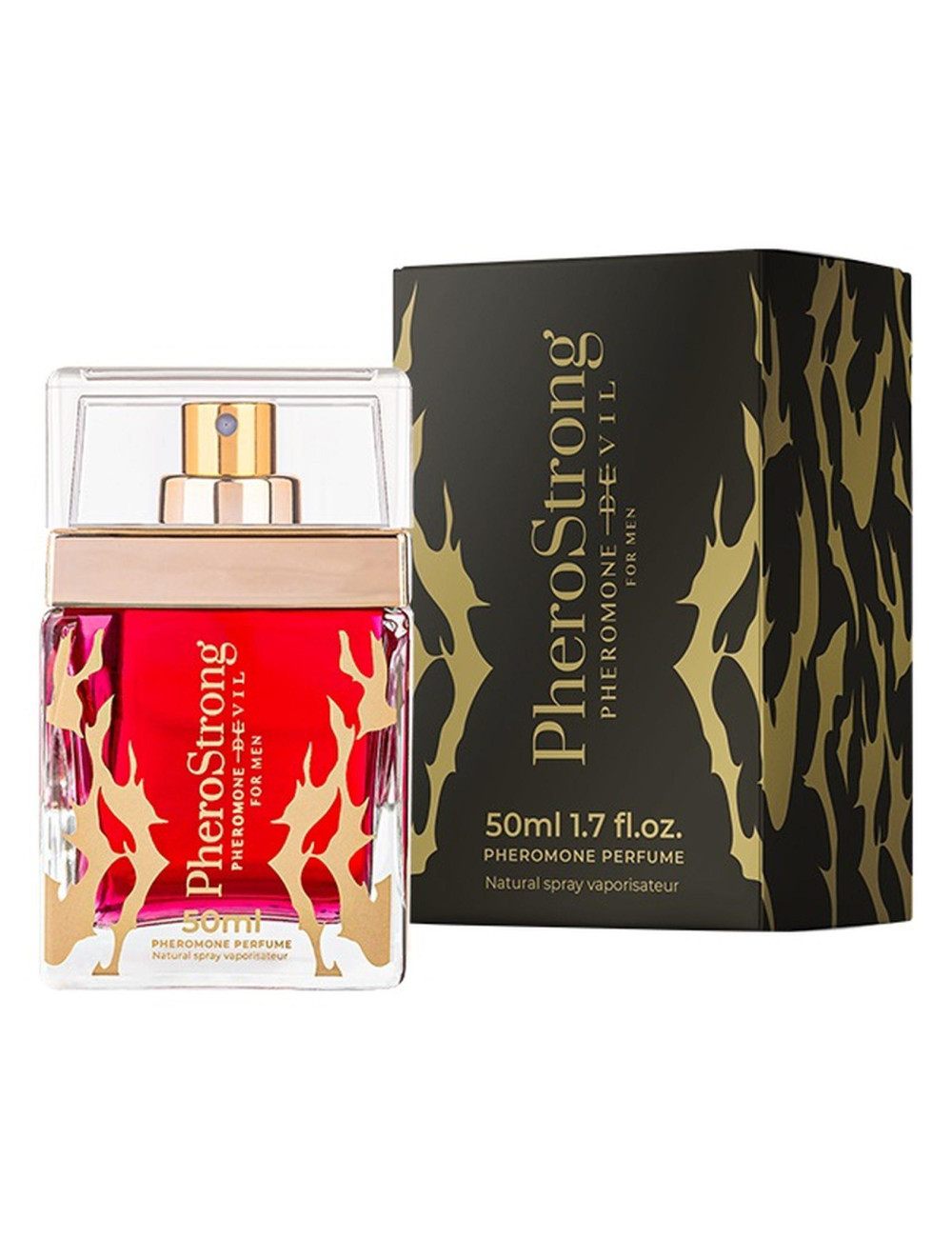 PheroStrong Feromony Męskie Devil - Afrodyzjaki 50 ml