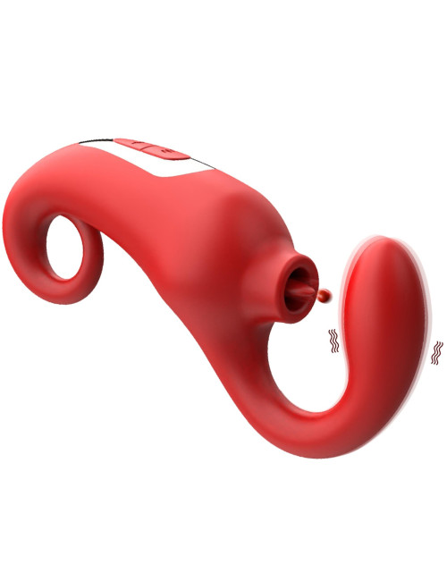 Wibrator Merfi - 10 funkcji wibracji, 10 częstotliwości języczka, USB, wodoodporny