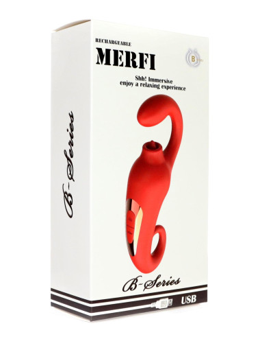 Wibrator-Merfi, 10 vibration functions, 10 frequency tongue licking USB
