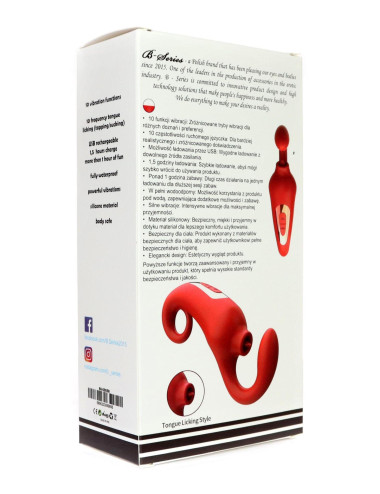 Wibrator-Merfi, 10 vibration functions, 10 frequency tongue licking USB