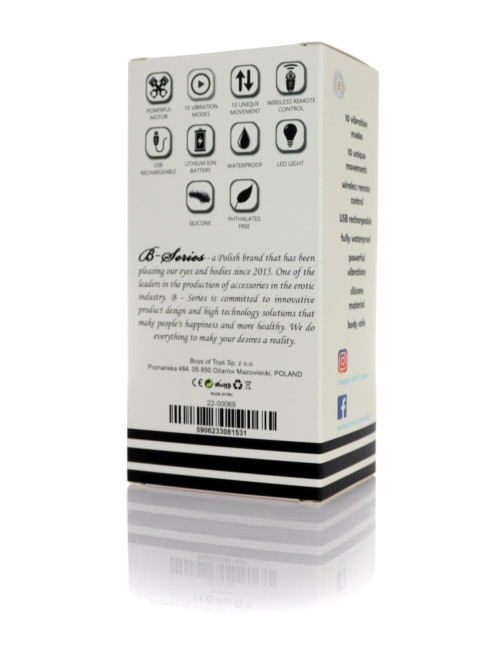 B-Series Striking – masażer prostaty USB z pilotem