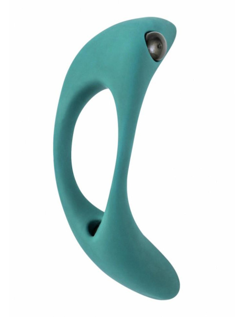 Pierścień erekcyjny z wibracją Pure Passion Lunar Green