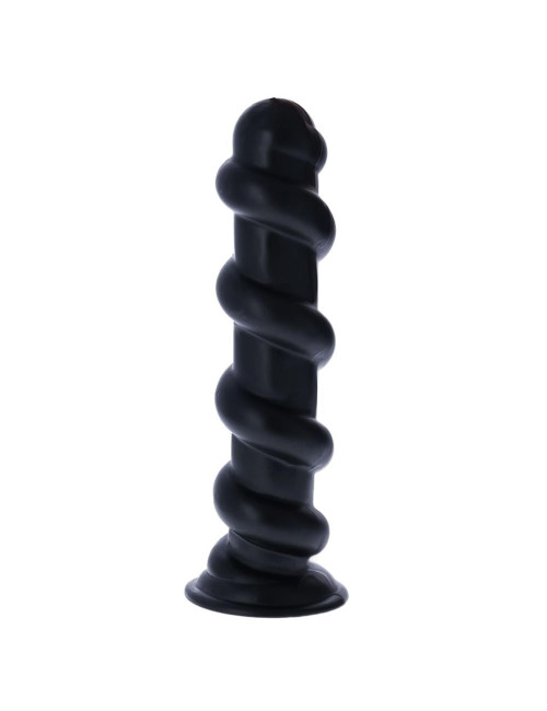 Plug Anale Pico De Fogo Nero - korek analny MONOLITE, 7,6 cm, 32 cm, PVC, Włochy
