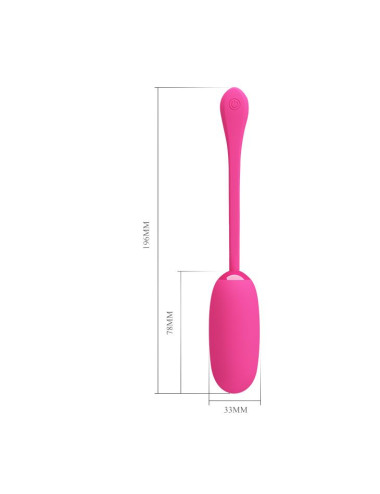 PRETTY LOVE - JULIUS EGG Pink 12 function vibrations