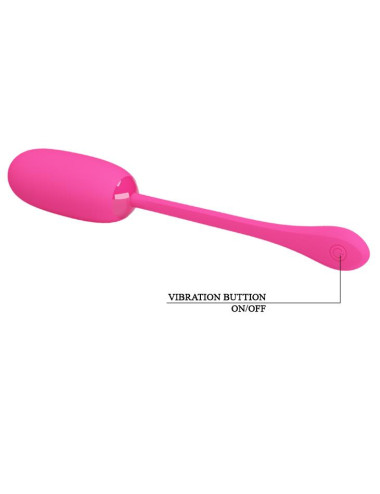 PRETTY LOVE - JULIUS EGG Pink 12 function vibrations