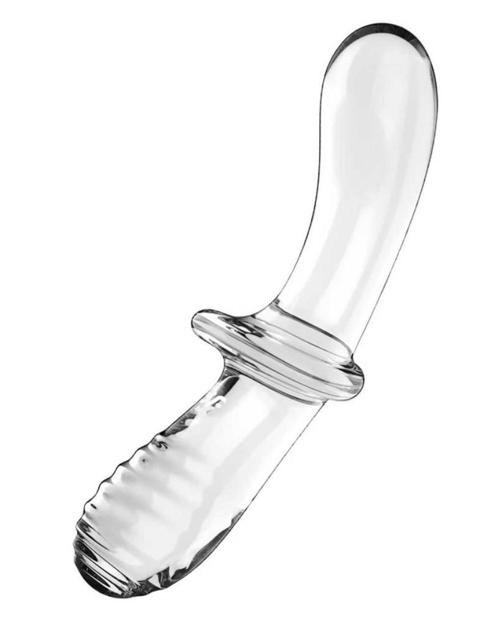 Szklane dildo borokrzemowe Satisfyer Double Crystal