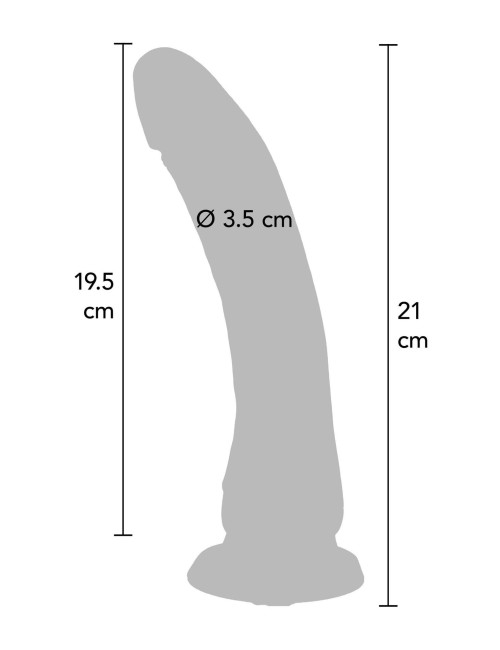 Realistyczne dildo silikonowe ToyJoy 8.5 Inch Light Skin