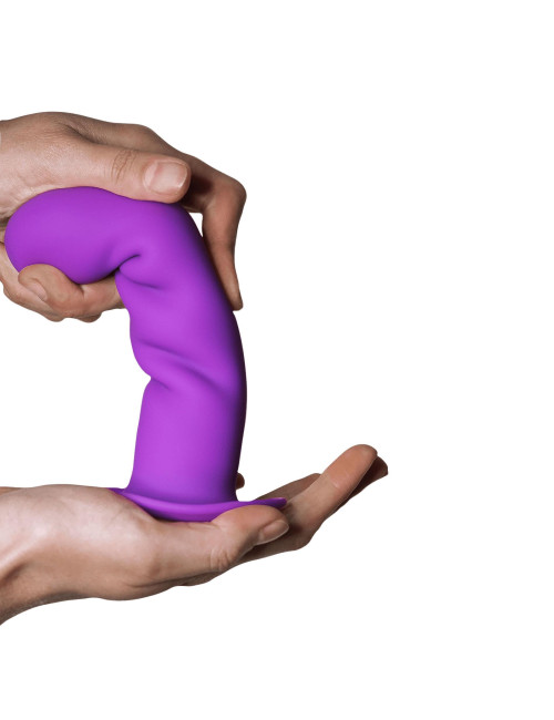 Dildo Realistyczne AD.Hitsens 3 (7) Purple – silikon premium SILEXPAN, zabawki dla dorosłych