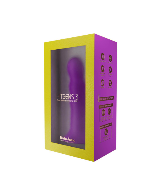 Dildo Realistyczne AD.Hitsens 3 (7) Purple – silikon premium SILEXPAN, zabawki dla dorosłych
