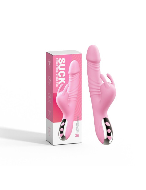 Wibrator króliczek Sunny USB z ruchami i wibracjami