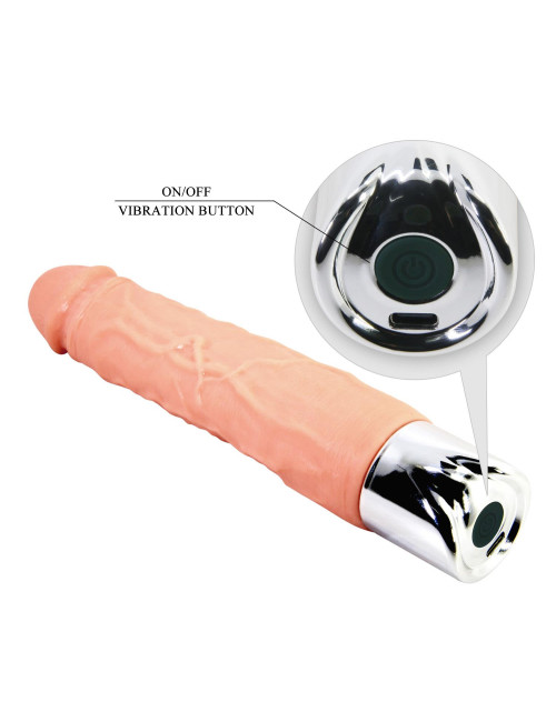 Pretty Love Osric Pro - realistyczny dildo, wibrator, 10 trybów, wodoodporny, USB-C, 22 cm