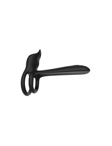 Stymulator - Double vibrating ring - USB 10 Functions / Remote Control