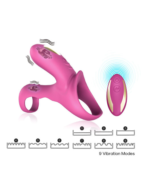 B - Series Joy Ranger Red Pink Pierścień Wibracyjny