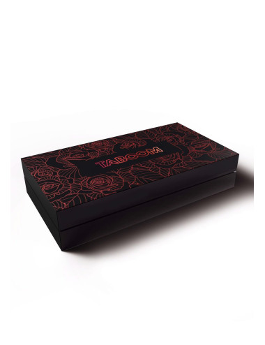 Wild Roses Ball Gag Black