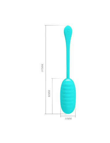 PRETTY LOVE - KIRK EGG Blue 12 function vibrations