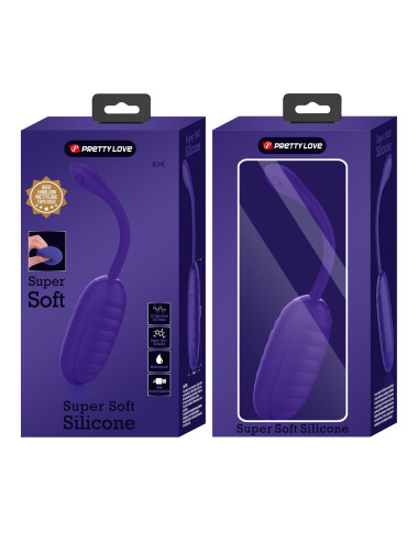 PRETTY LOVE - KIRK Super Soft Silicone, 12 vibration functions