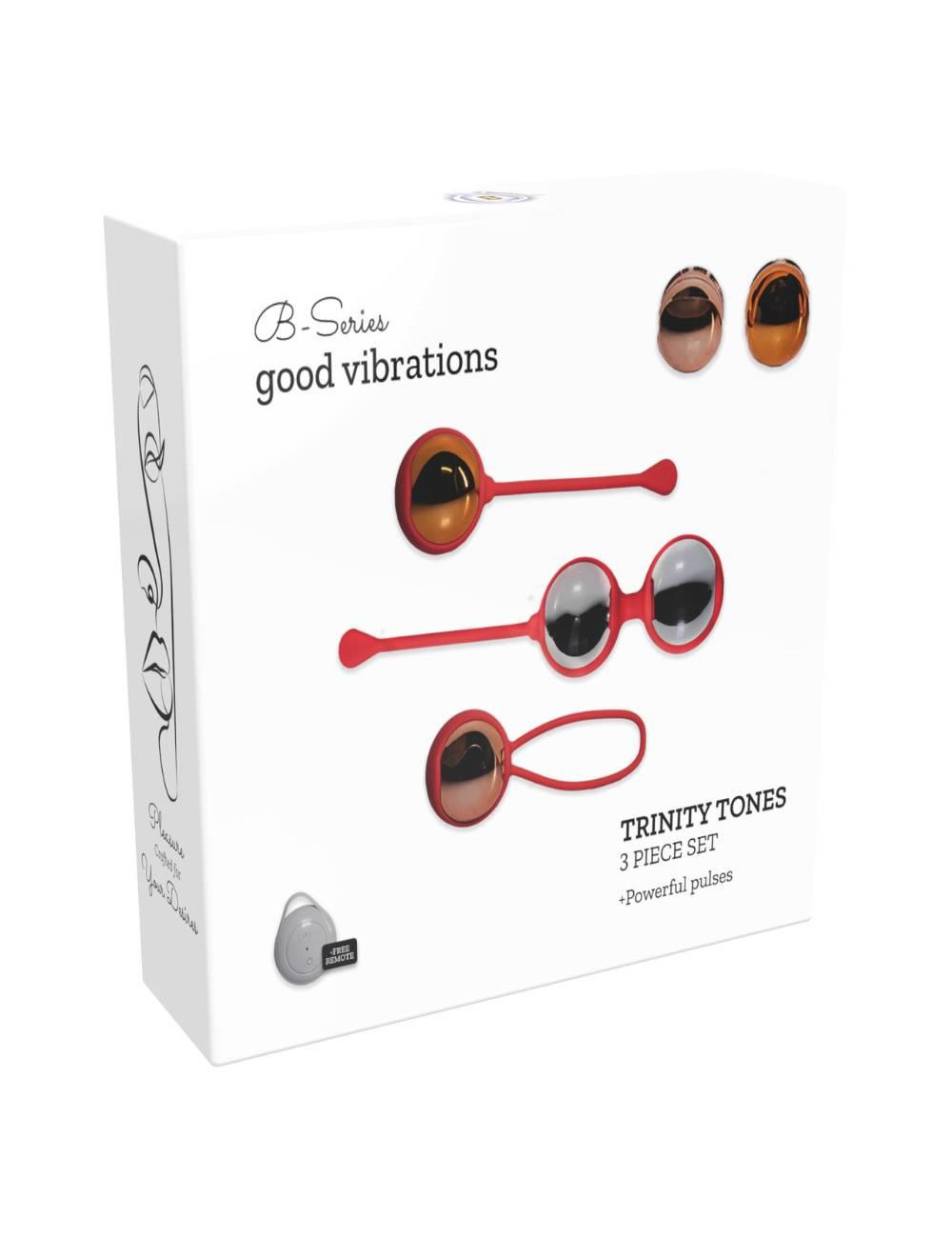 B-Series Lyla Kegel Balls Trinity Tones - Zestaw kulki gejszy