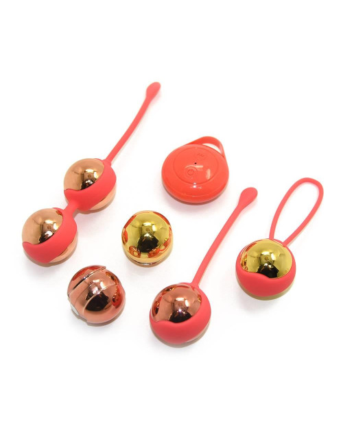 B-Series Lyla Kegel Balls Trinity Tones - Zestaw kulki gejszy