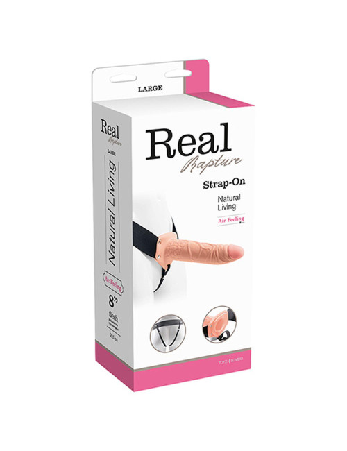 Real Rapture Cavo 8 Fallo Strap-On 20,5 cm Flesh