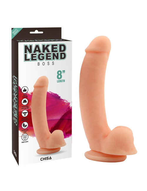 Boss-Flesh Dildo Realistyczne z Liquid Silicone - Wodoodporna przyssawka, Zabawki erotyczne