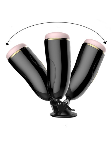 Masturbator-Vibrating Masturbation Cup USB 7 + Interactive Function / Talk Mode