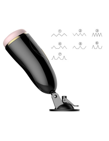 Masturbator-Vibrating Masturbation Cup USB 7 + Interactive Function / Talk Mode