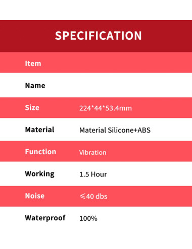 Fishhook Red Dual-point vibration