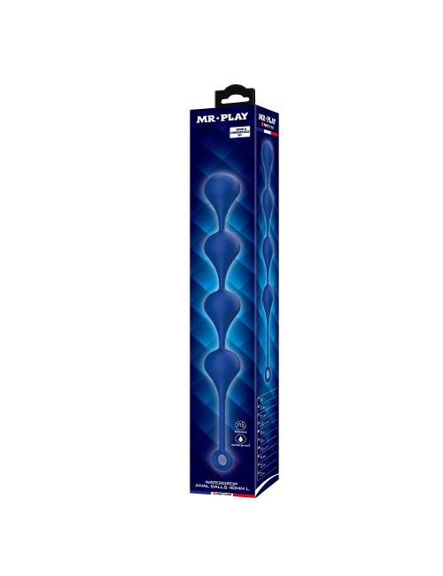 MR. PLAY Waterdrop Anal Balls - Kule Analne Silikon 42,6 cm - Zabawki Analne Pręty