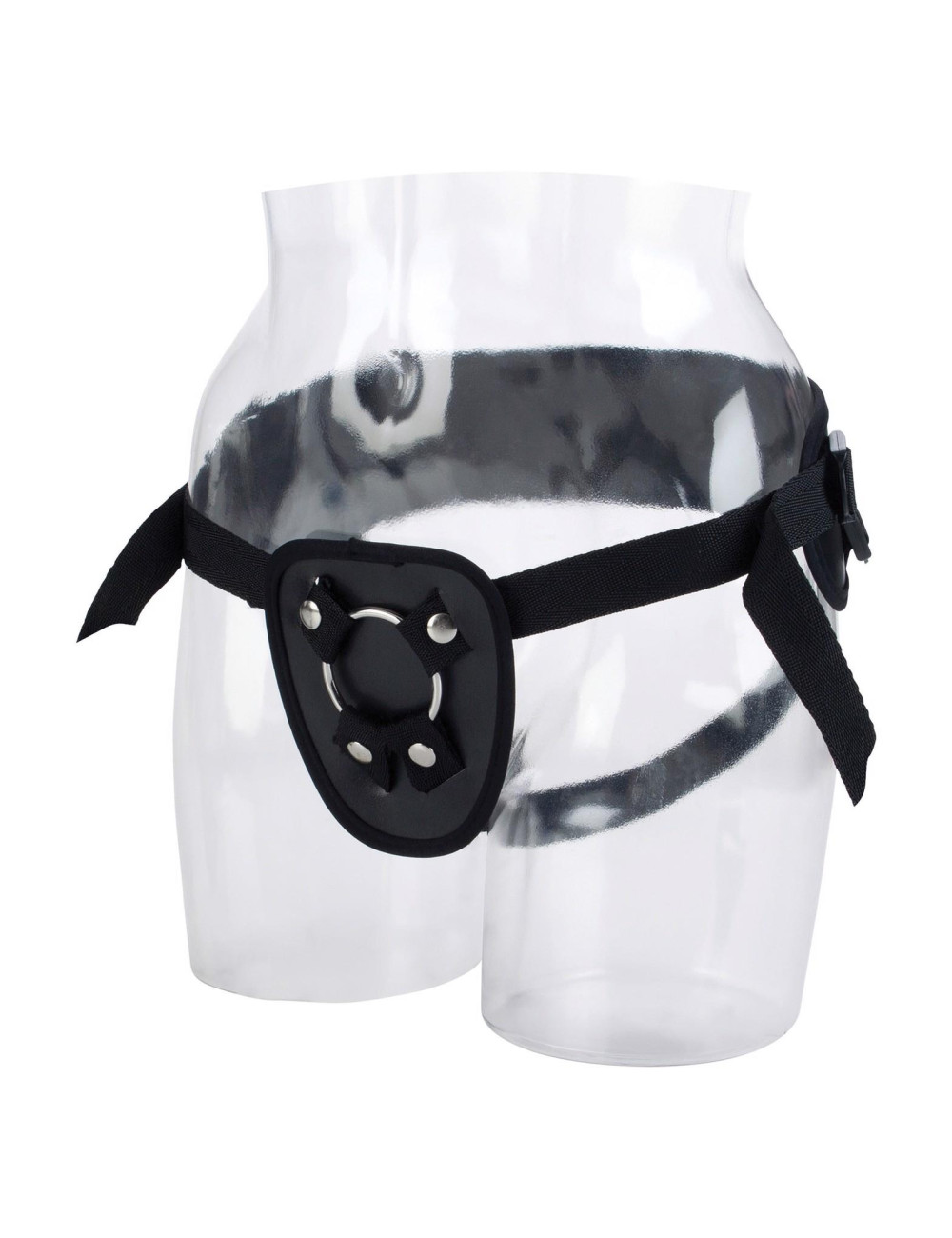Power Support Harness Black – Zabawki Strap-On Mocowanie Strap-on, Uniwersalna Uprząż