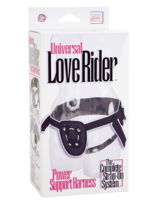 Power Support Harness Black – Zabawki Strap-On Mocowanie Strap-on, Uniwersalna Uprząż