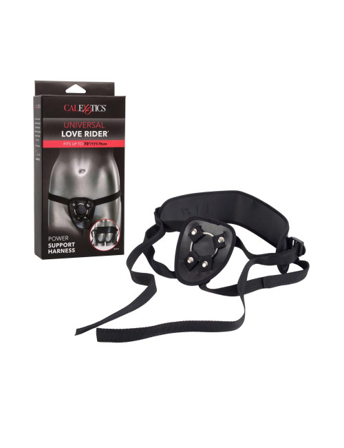 Power Support Harness Black – Zabawki Strap-On Mocowanie Strap-on, Uniwersalna Uprząż