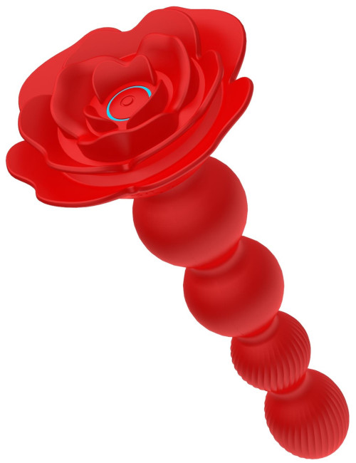 Wibrujące Koraliki Analne Rose ze Sterowaniem